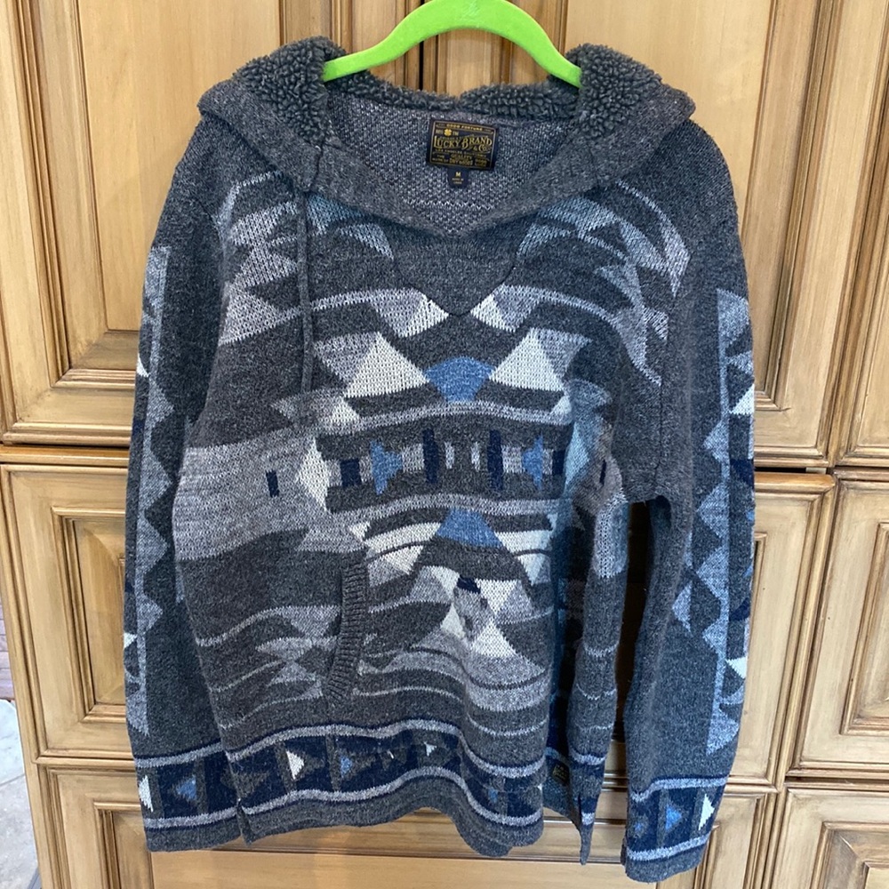 LUCKY BRAND HOODED SWEATER